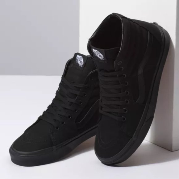 womens black vans high tops